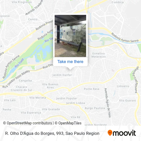 R. Olho D'Água do Borges, 993 map