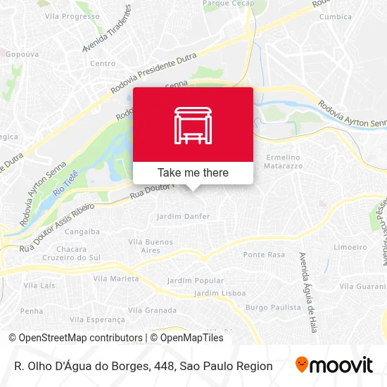 R. Olho D'Água do Borges, 448 map