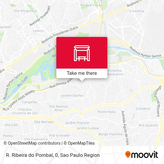 R. Ribeira do Pombal, 0 map