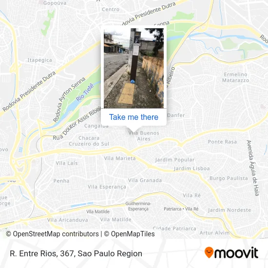 R. Entre Rios, 367 map