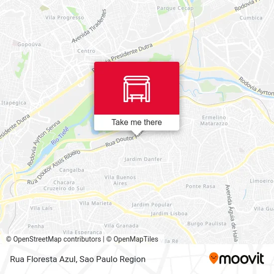 Rua Floresta Azul map
