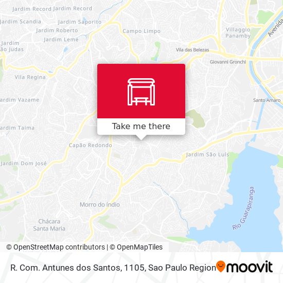 Mapa R. Com. Antunes dos Santos, 1105