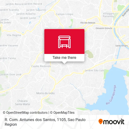 R. Com. Antunes dos Santos, 1105 map