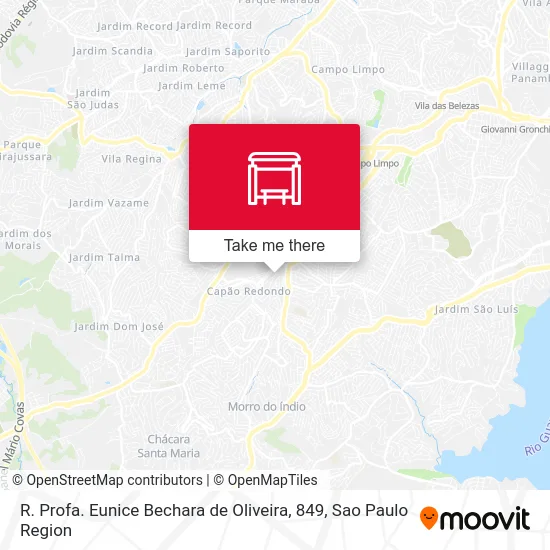 R. Profa. Eunice Bechara de Oliveira, 849 map