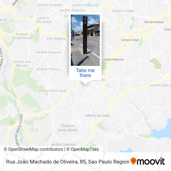 Rua João Machado de Oliveira, 85 map