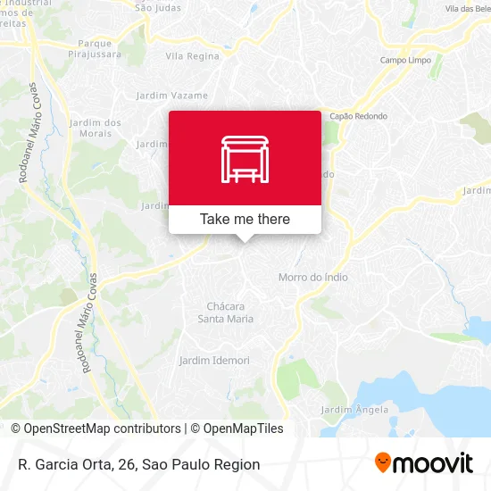 R. Garcia Orta, 26 map
