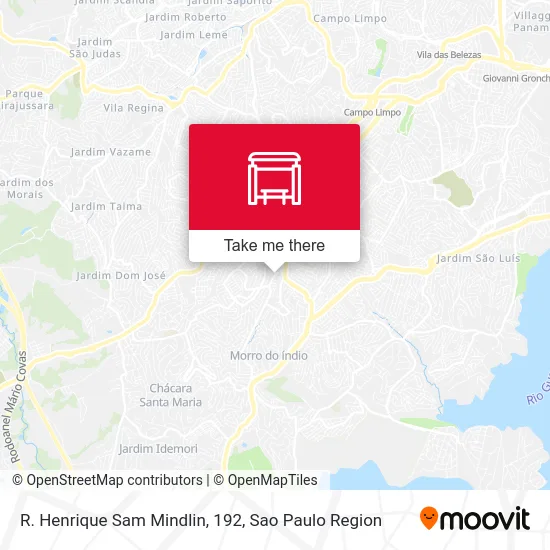 R. Henrique Sam Mindlin, 192 map