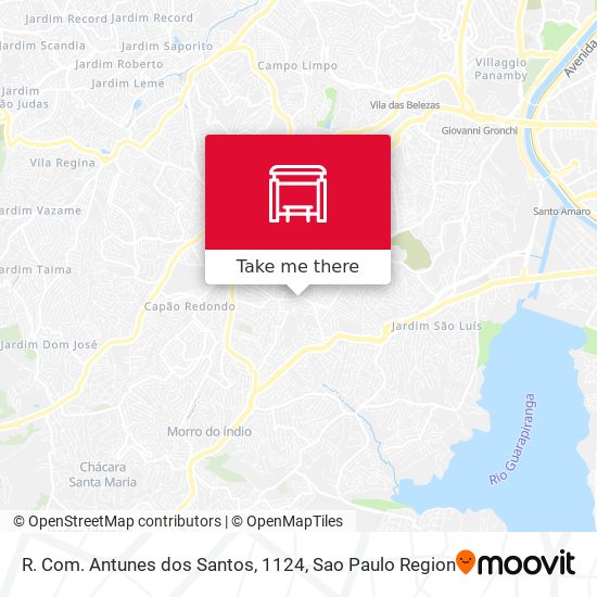 R. Com. Antunes dos Santos, 1124 map