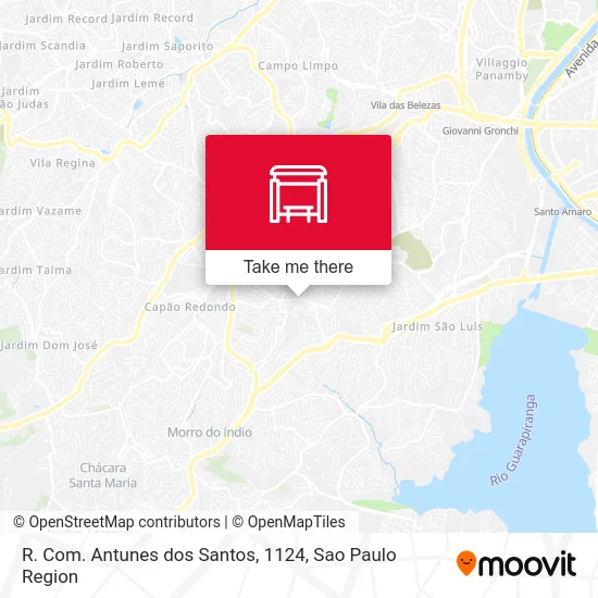 R. Com. Antunes dos Santos, 1124 map