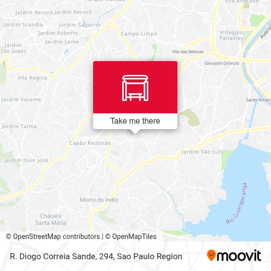 R. Diogo Correia Sande, 294 map