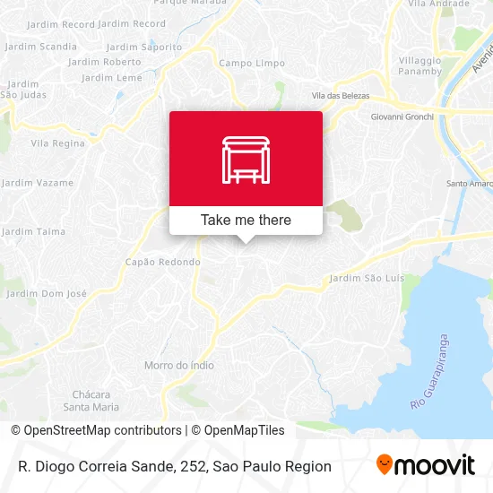 R. Diogo Correia Sande, 252 map