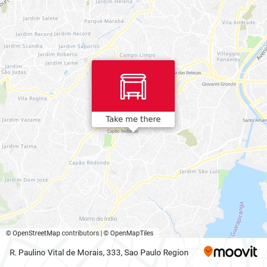 R. Paulino Vital de Morais, 333 map