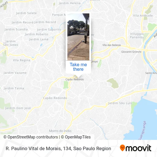 R. Paulino Vital de Morais, 134 map