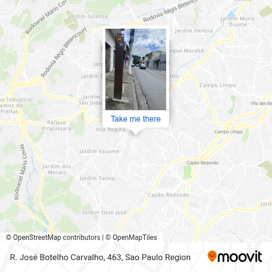 R. José Botelho Carvalho, 463 map