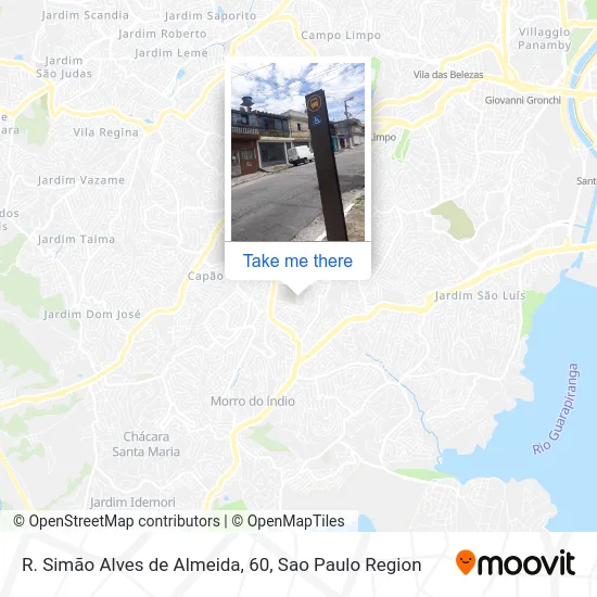 R. Simão Alves de Almeida, 60 map