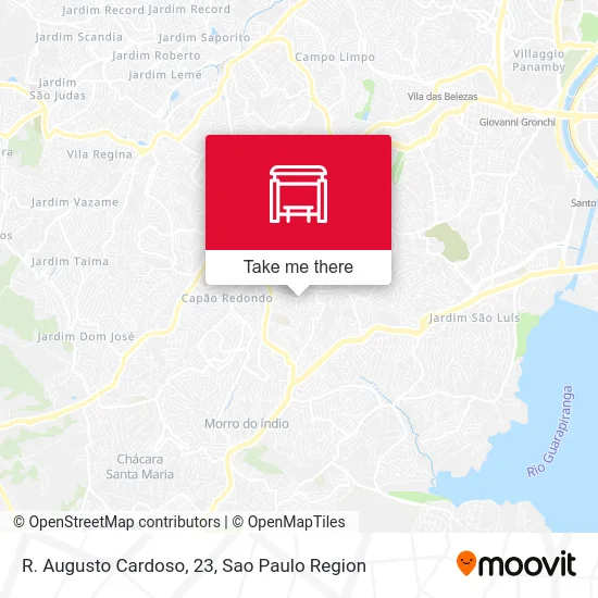 R. Augusto Cardoso, 23 map