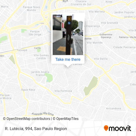 R. Lutécia, 994 map