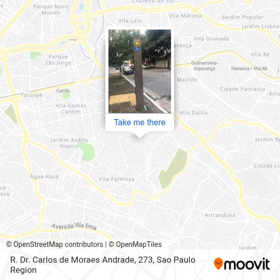 R. Dr. Carlos de Moraes Andrade, 273 map