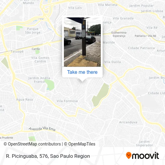 R. Picinguaba, 576 map