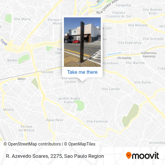 R. Azevedo Soares, 2275 map