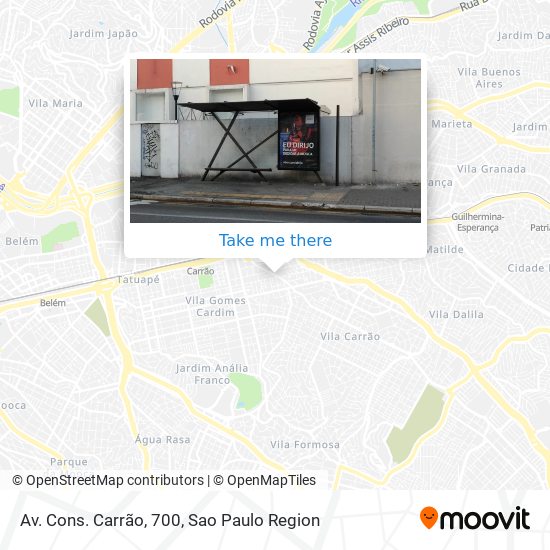 Av. Cons. Carrão, 700 map