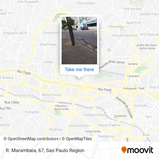 R. Marambaia, 67 map