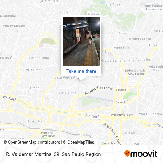 R. Valdemar Martins, 29 map