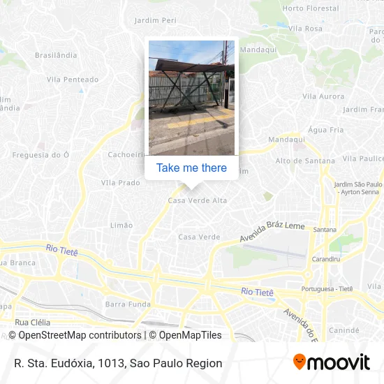 R. Sta. Eudóxia, 1013 map