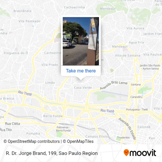 R. Dr. Jorge Brand, 199 map