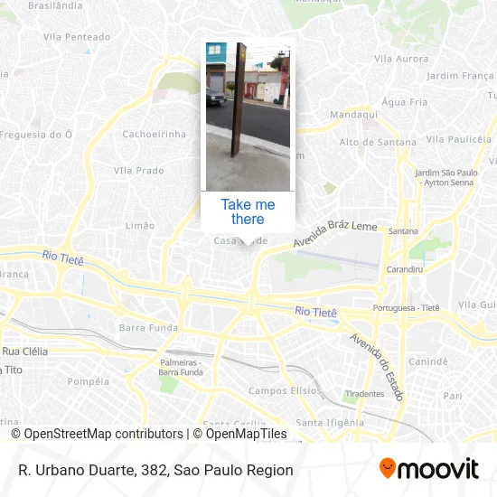 R. Urbano Duarte, 382 map