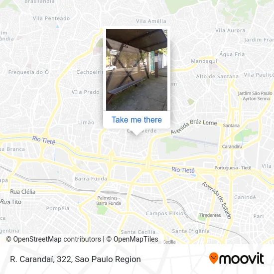 R. Carandaí, 322 map