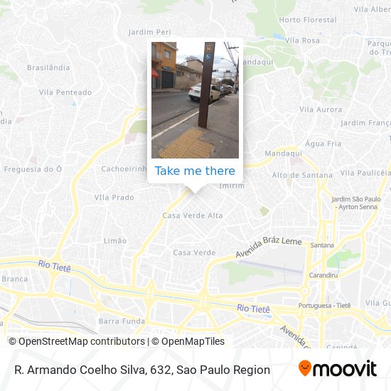 R. Armando Coelho Silva, 632 map