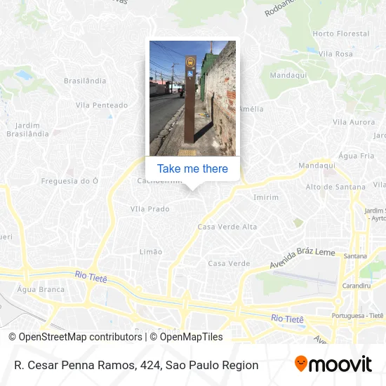 R. Cesar Penna Ramos, 424 map