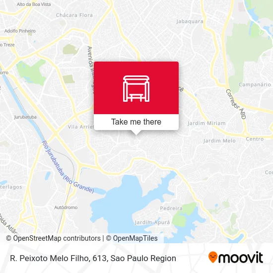 R. Peixoto Melo Filho, 613 map