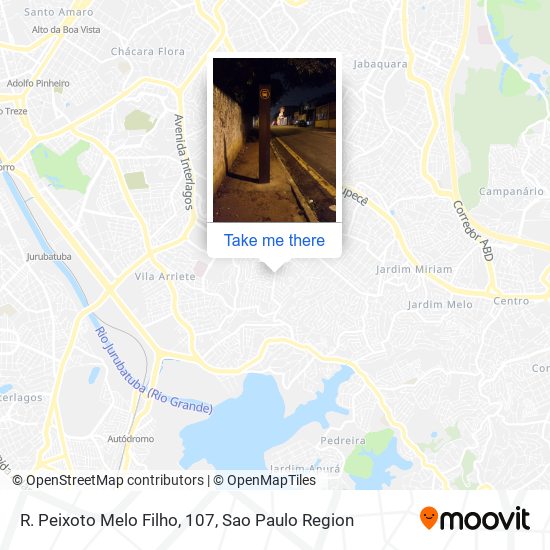Mapa R. Peixoto Melo Filho, 107
