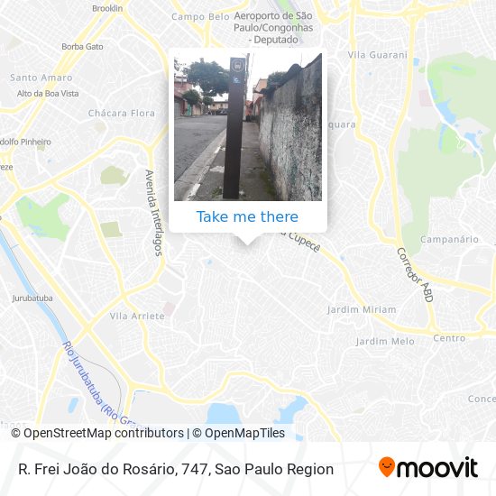 R. Frei João do Rosário, 747 map