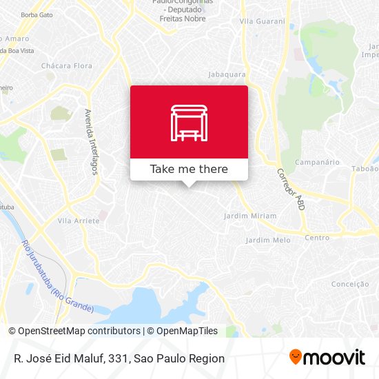 R. José Eid Maluf, 331 map