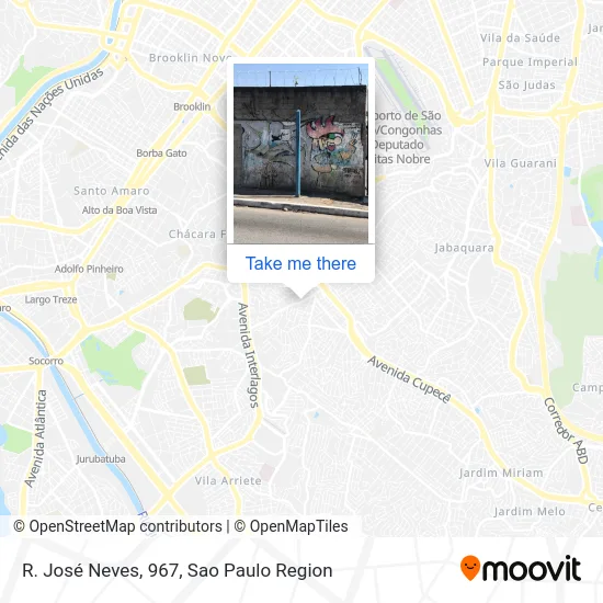 R. José Neves, 967 map