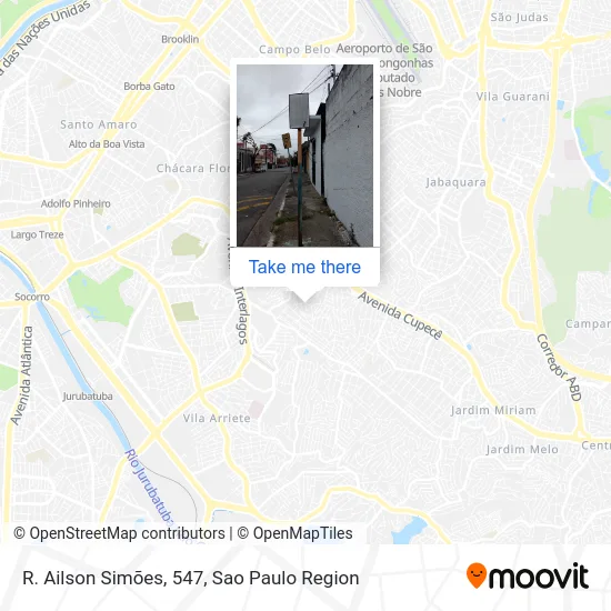 R. Ailson Simões, 547 map