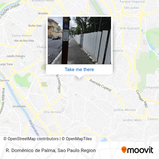 R. Domênico de Palma map