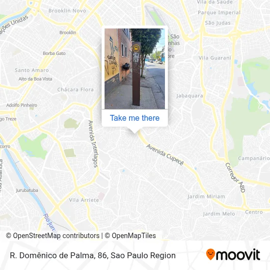 R. Domênico de Palma, 86 map