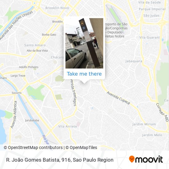 R. João Gomes Batista, 916 map