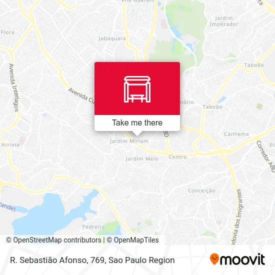 R. Sebastião Afonso, 769 map