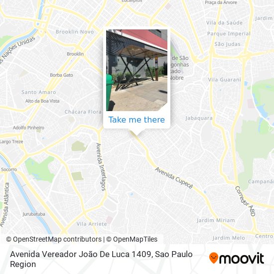 Mapa Avenida Vereador João De Luca 1409