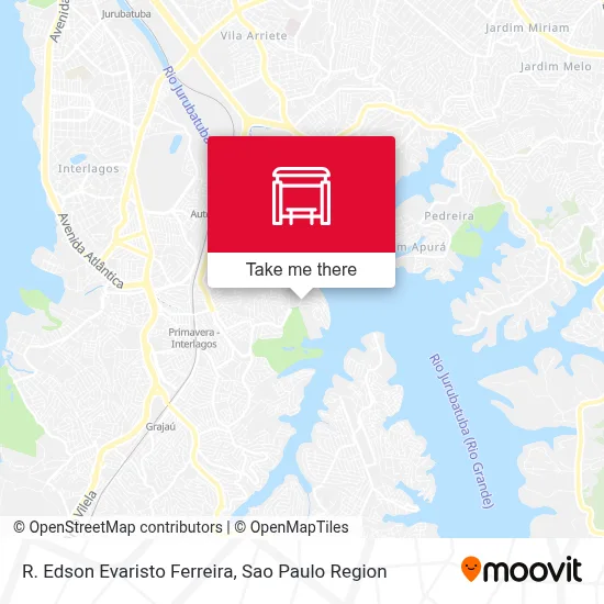 R. Edson Evaristo Ferreira map