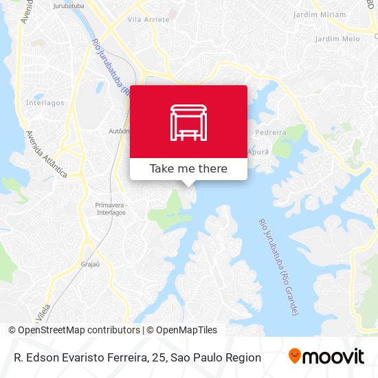 R. Edson Evaristo Ferreira, 25 map