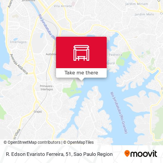 R. Edson Evaristo Ferreira, 51 map