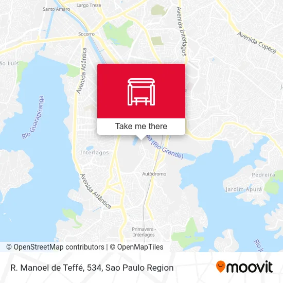 R. Manoel de Teffé, 534 map