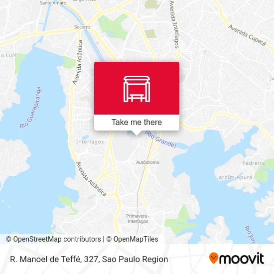 R. Manoel de Teffé, 327 map