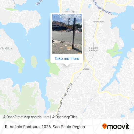 R. Acácio Fontoura, 1026 map